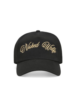 Black Gold Naked Wolfe Signature Unconstructed Women's Caps | TVP2711BX