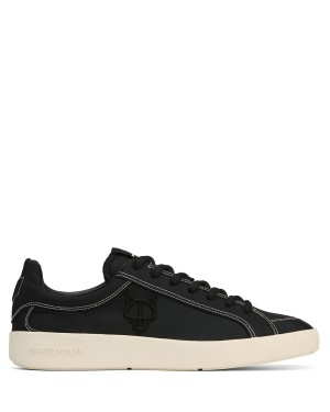 Black Naked Wolfe Portofino Nylon Men's Sneakers | VTU5425YC