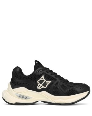 Black Naked Wolfe Smash Mesh Women's Sneakers | AJT6441AI