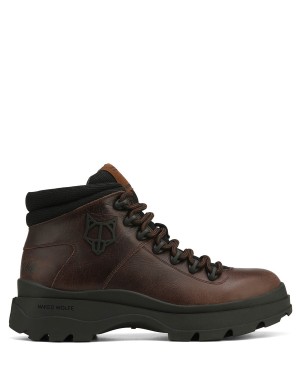 Brown Naked Wolfe Aspen Leather Men's Boots | QFS777CC