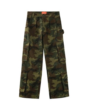 Green Black Naked Wolfe Baggy Pocket Cargo Men's Pants | LTS5021FP