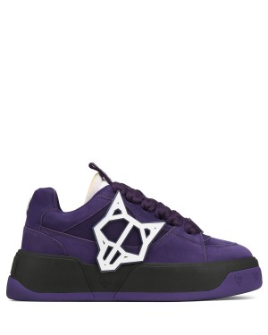 Purple Black Naked Wolfe Kosa Men's Sneakers | NUC6869UH