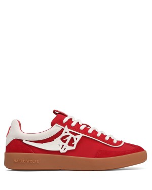 Red Naked Wolfe Palm Nylon Men's Sneakers | HWR935XB