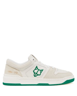 White Green Naked Wolfe CM-01 Leather Suede Men's Sneakers | YDW7468MD