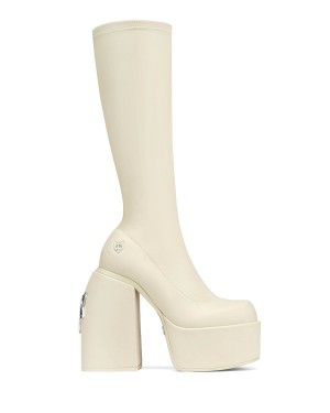 White Naked Wolfe Spice Stretch Women's Boots | PGW6337JR