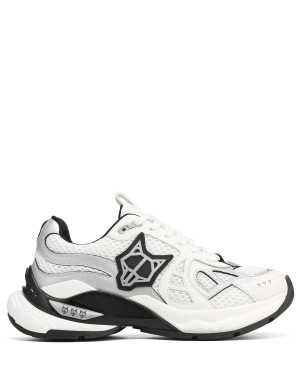 White Silver Black Naked Wolfe Smash Mesh Women's Sneakers | PFZ1275MQ