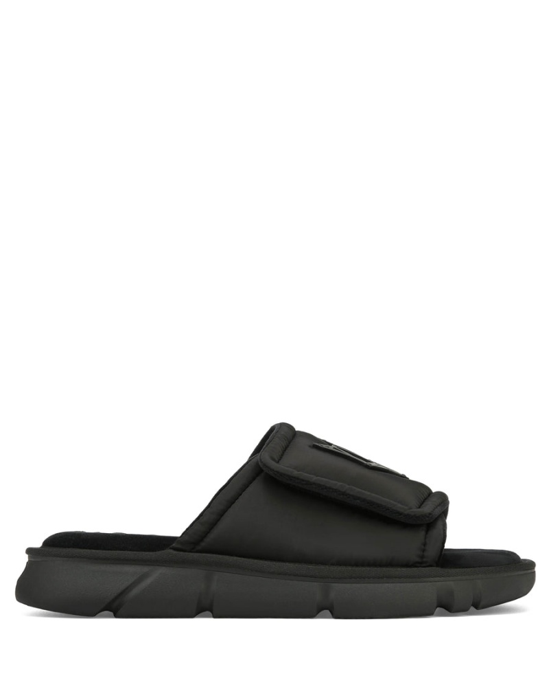 Black Naked Wolfe Alaska Men\'s Slides | PTF1061FX