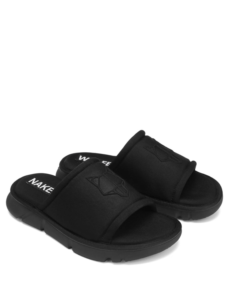 Black Naked Wolfe Arizona Men's Slides | GXR1135EM