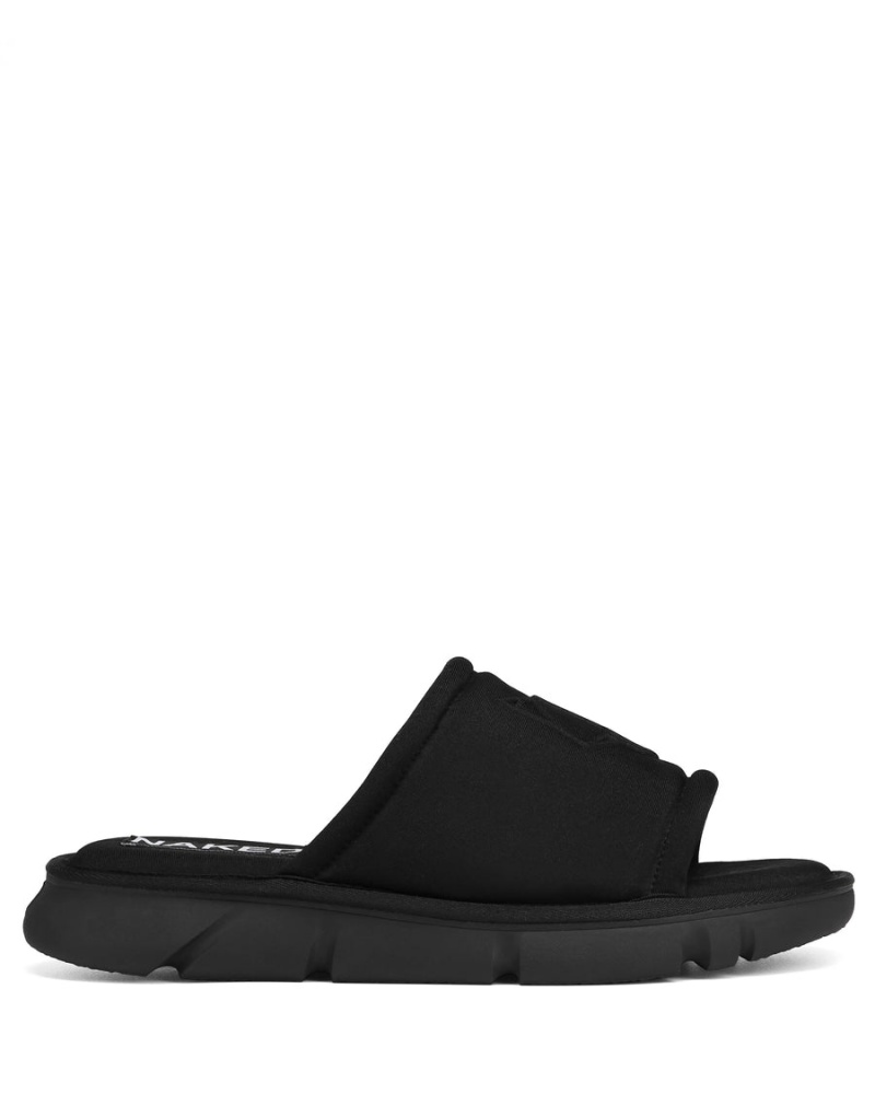 Black Naked Wolfe Arizona Men\'s Slides | GXR1135EM