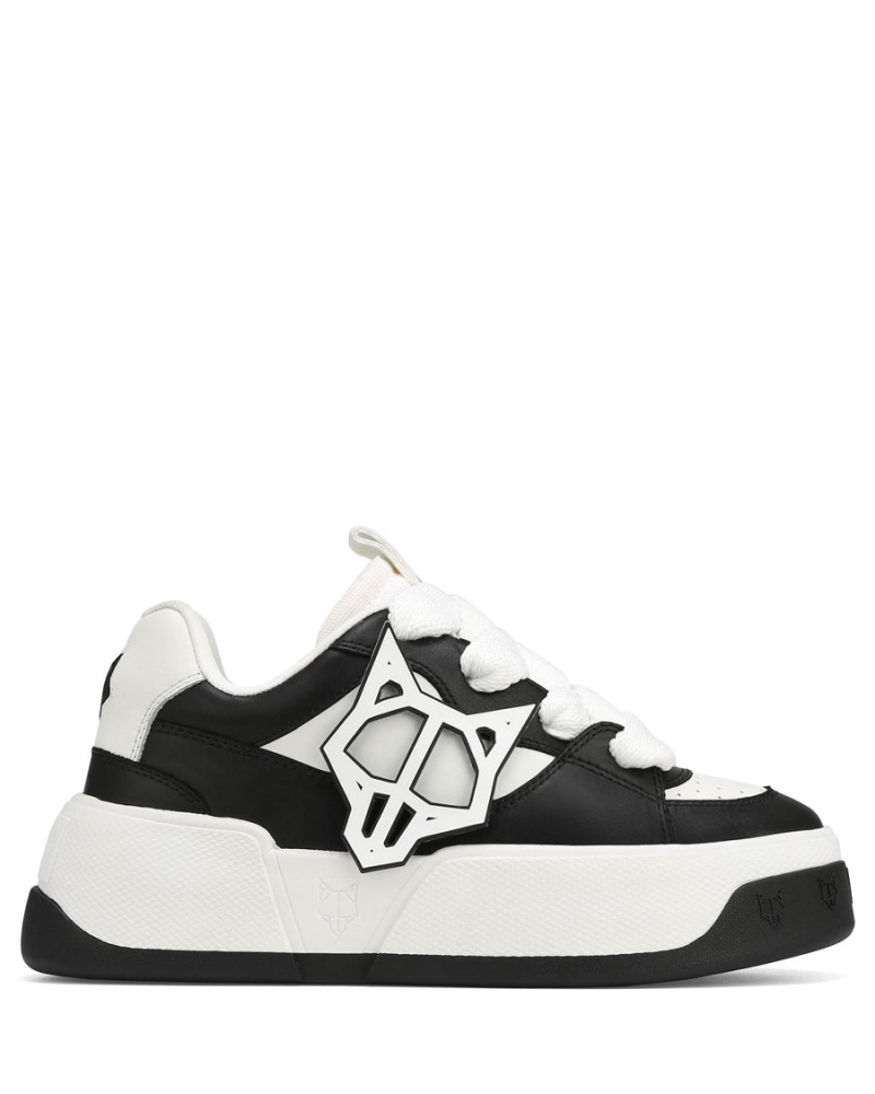 Black Naked Wolfe City Women's Sneakers | PHG590GS