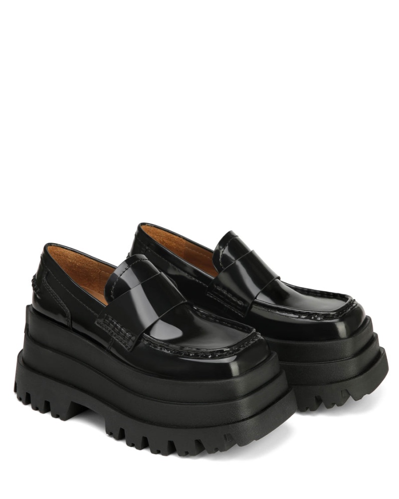 Black Naked Wolfe Deluxe Box Women's Loafers | HVT4944NG