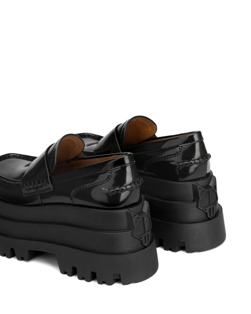 Black Naked Wolfe Deluxe Box Women's Loafers | HVT4944NG