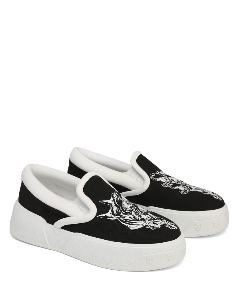 Black Naked Wolfe Killer Men's Sneakers | XIM6150JE