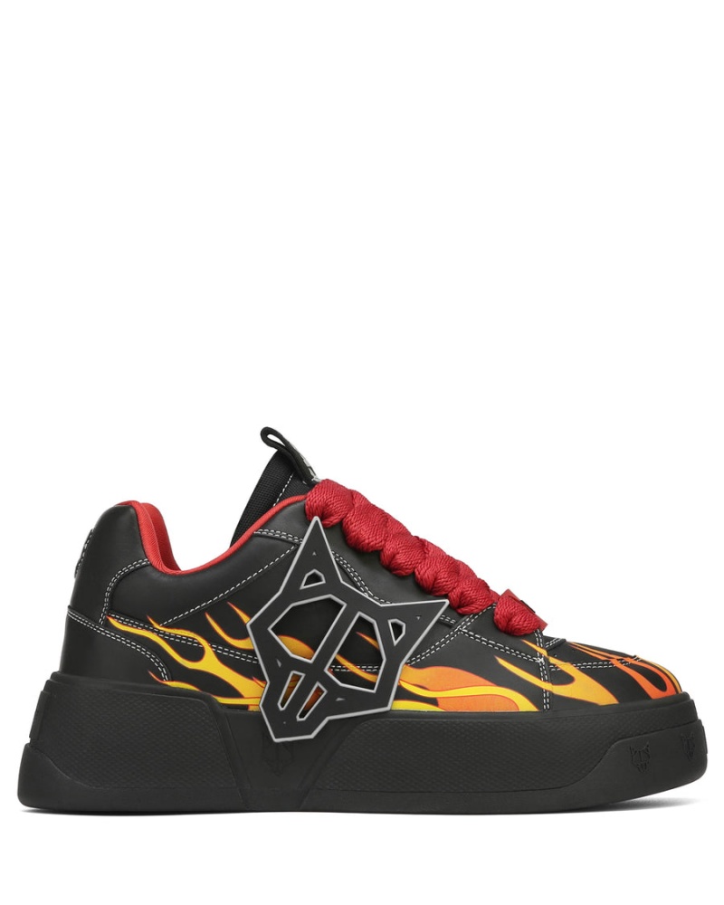 Black Naked Wolfe Kosa Men's Sneakers | QUU9738FV