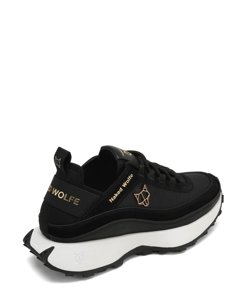 Black Naked Wolfe Petal Nylon Women's Sneakers | GJH486KT