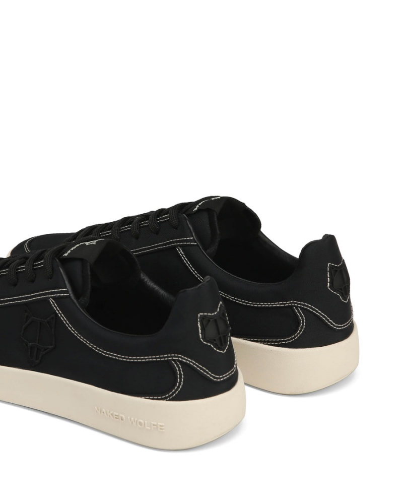 Black Naked Wolfe Portofino Nylon Men's Sneakers | VTU5425YC