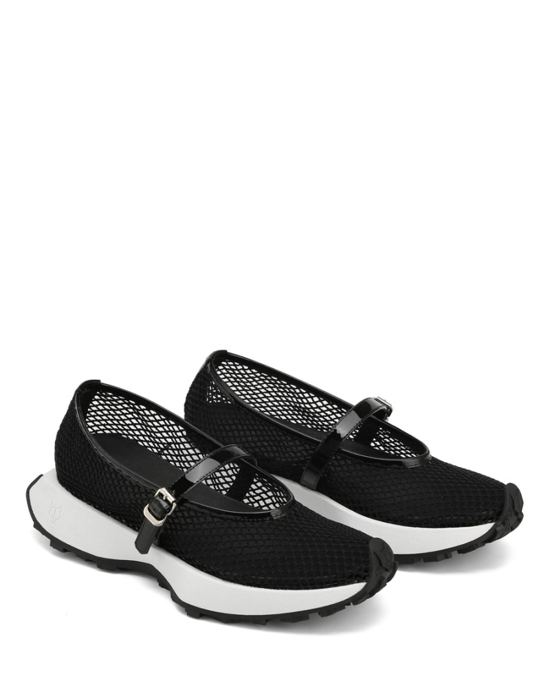 Black Naked Wolfe Protected Mesh Women's Loafers | DLL8641LK