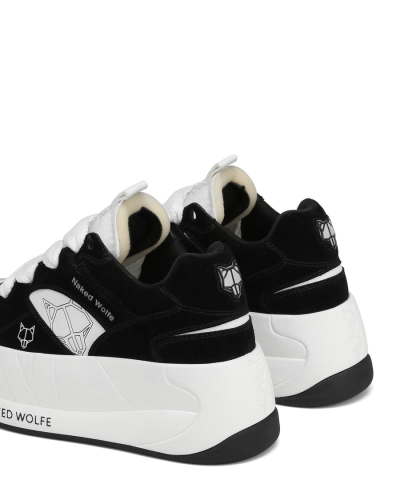 Black Naked Wolfe Snatch Women's Sneakers | UHC747VQ