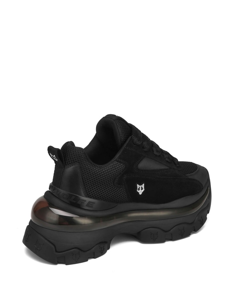 Black Naked Wolfe Strike Double Women's Sneakers | RCL5312HC