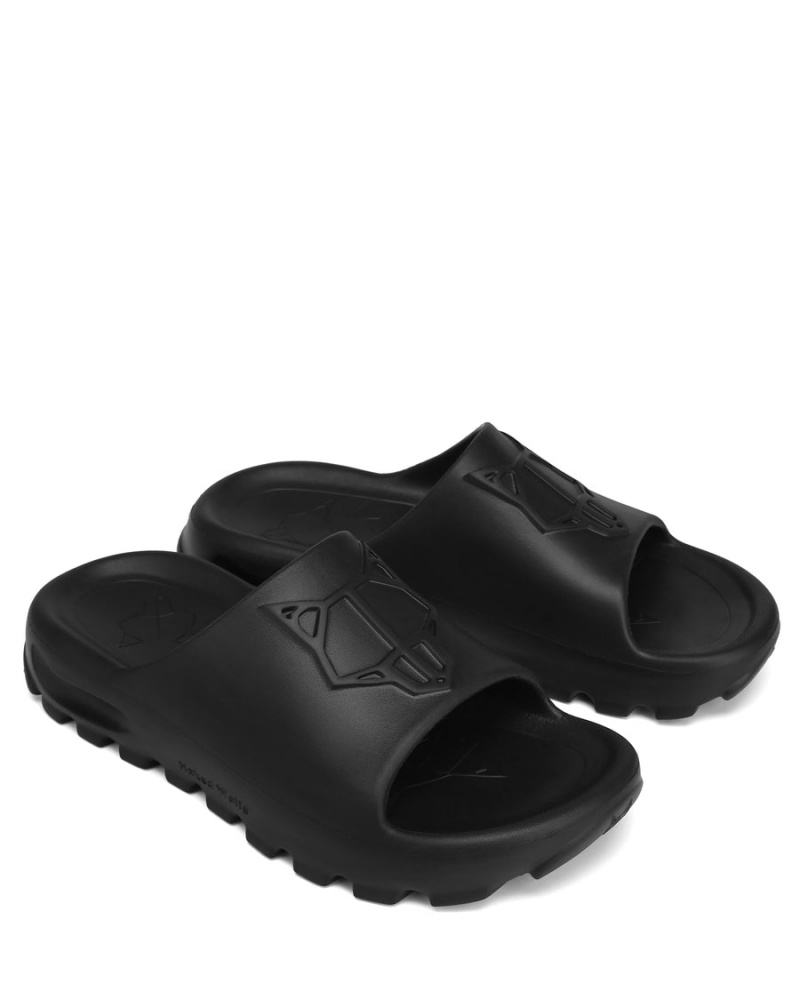 Black Naked Wolfe Tommy Men's Slides | AYH8266GN