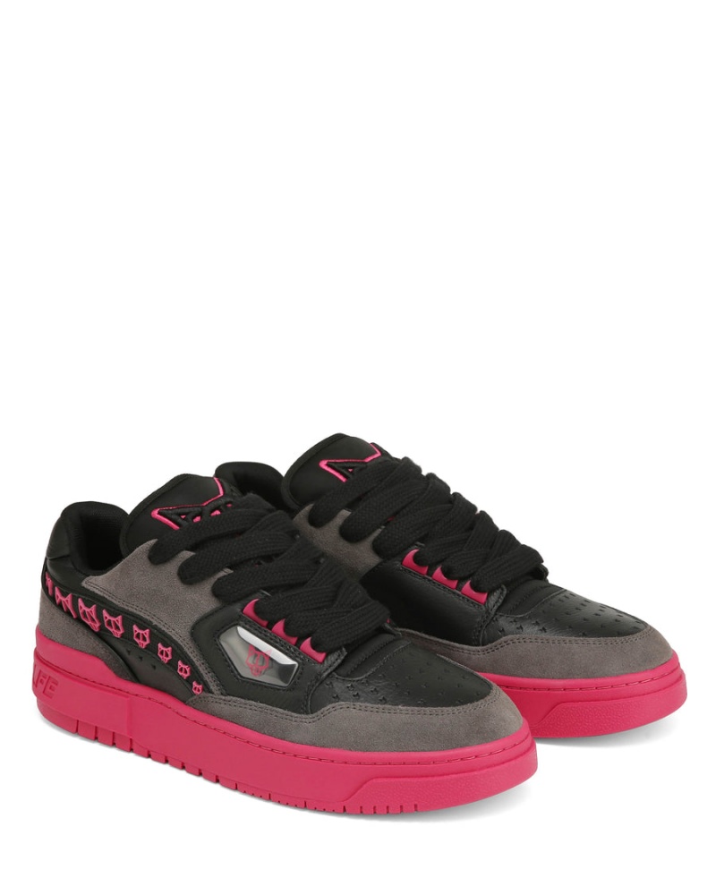 Black Pink Naked Wolfe NW-00 Men's Sneakers | SSO369FI