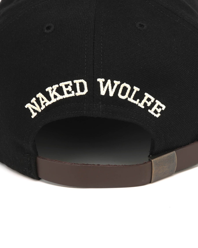 Black Yellow Naked Wolfe Wool Wolfe Men's Caps | LMI3436PD