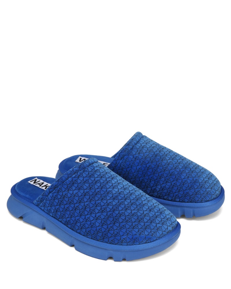 Blue Naked Wolfe Ohio Men's Slippers | JGA8413KG