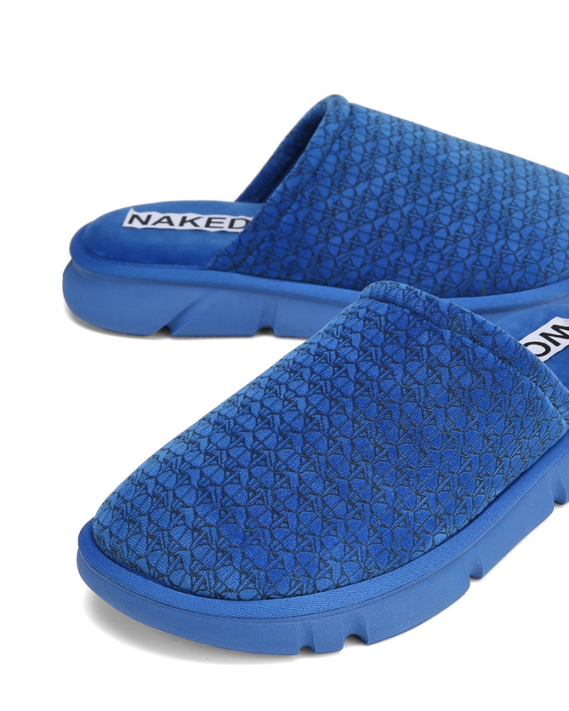 Blue Naked Wolfe Ohio Men's Slippers | JGA8413KG