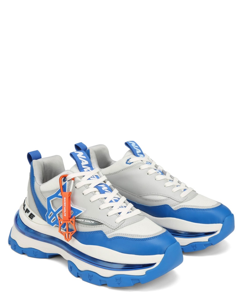 Blue Naked Wolfe Spring Men's Sneakers | DGC8510PF