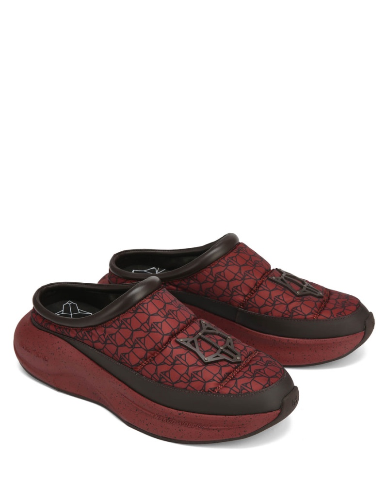 Deep Red Naked Wolfe Tide Combo Men's Slippers | VUT7140KY