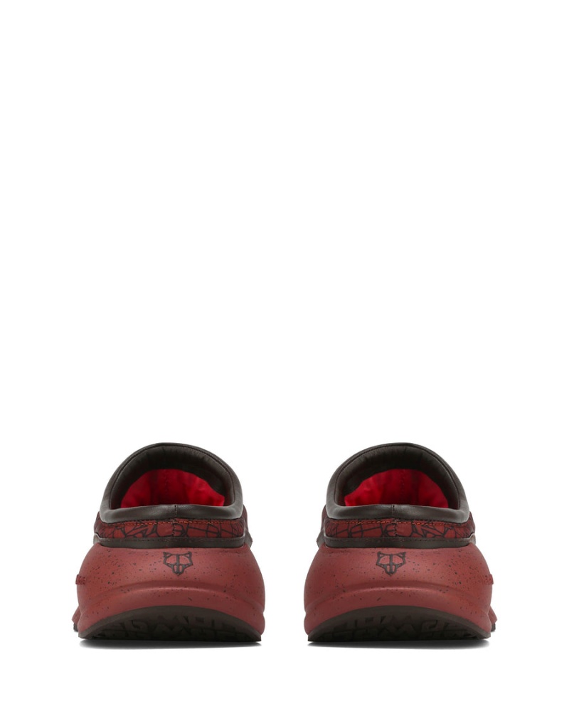 Deep Red Naked Wolfe Tide Combo Men's Slippers | VUT7140KY