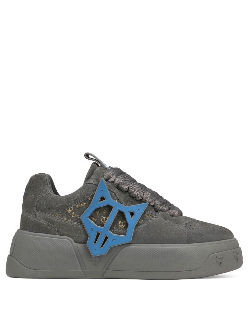 Grey Naked Wolfe Kosa Men's Sneakers | YNJ5134UX