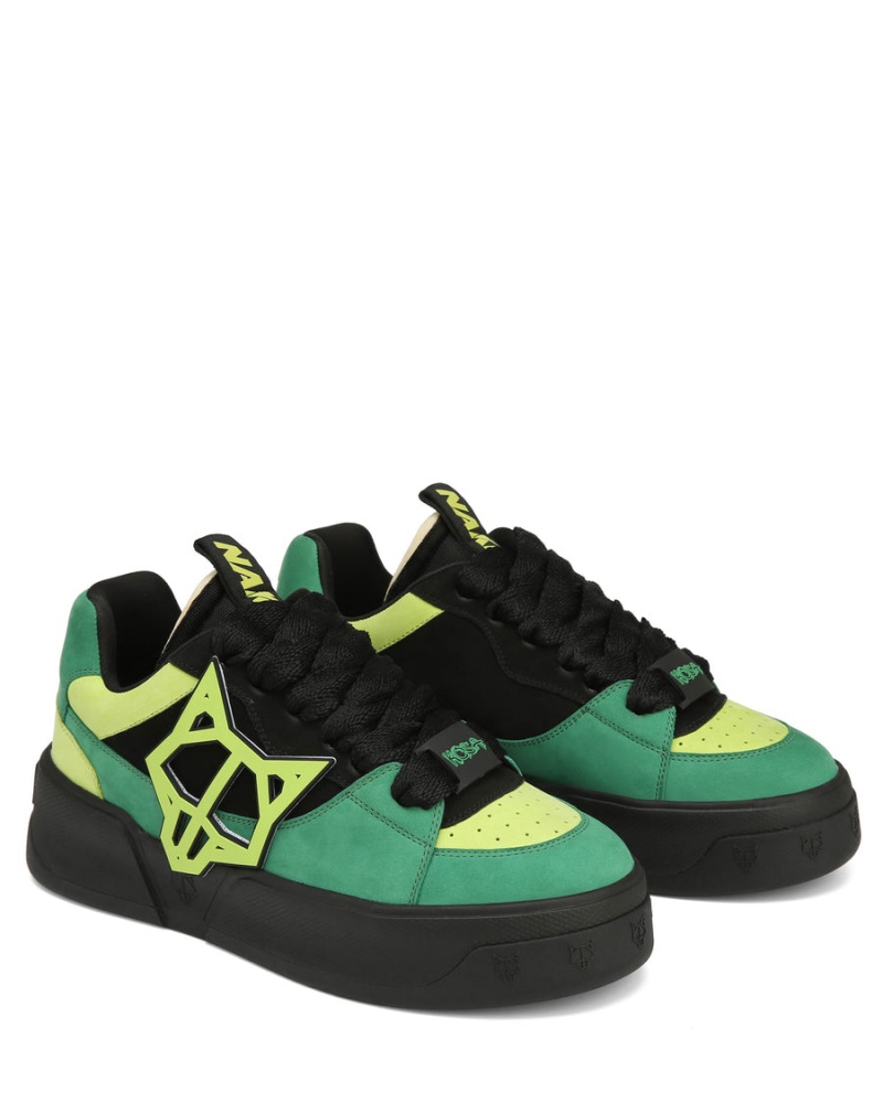 Light Green Naked Wolfe Kosa Men's Sneakers | HRH6217JN