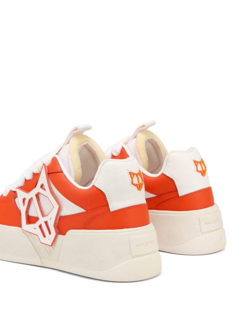 Orange Naked Wolfe Kosa Men's Sneakers | ADZ1659NU