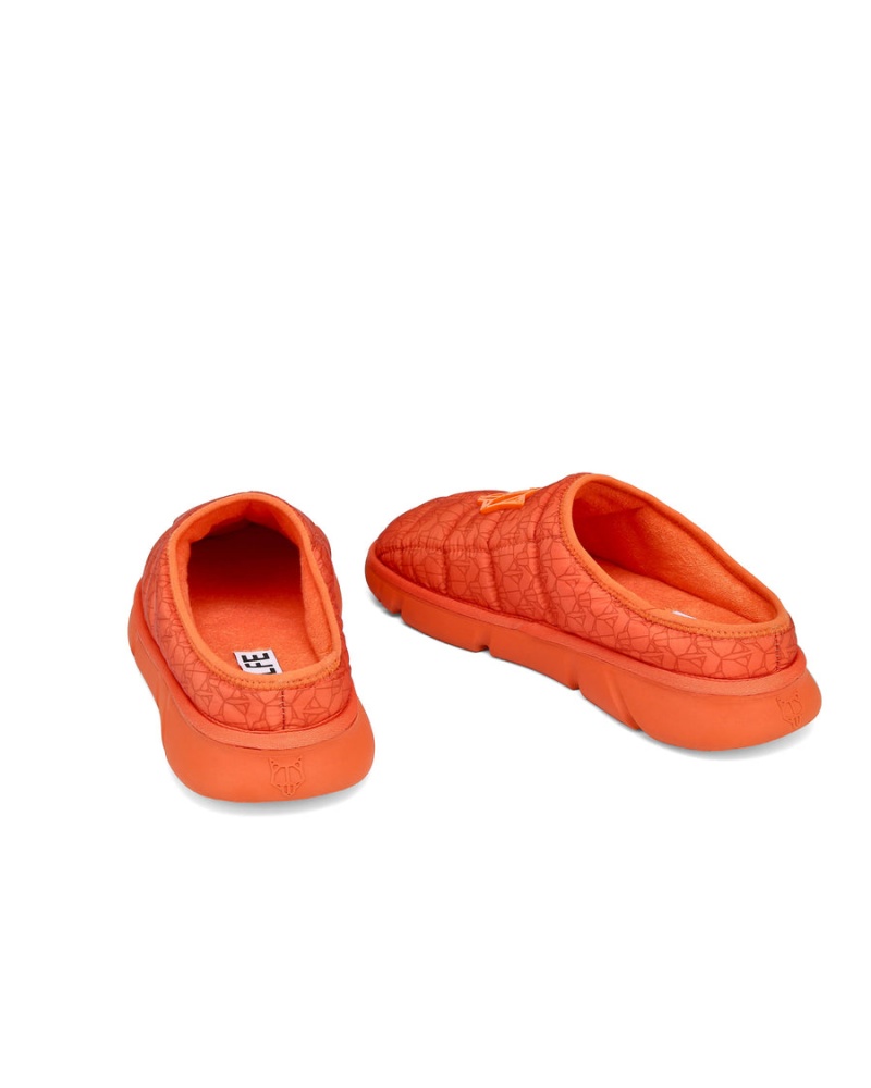 Orange Naked Wolfe Montana Men's Slippers | EHL9925NG