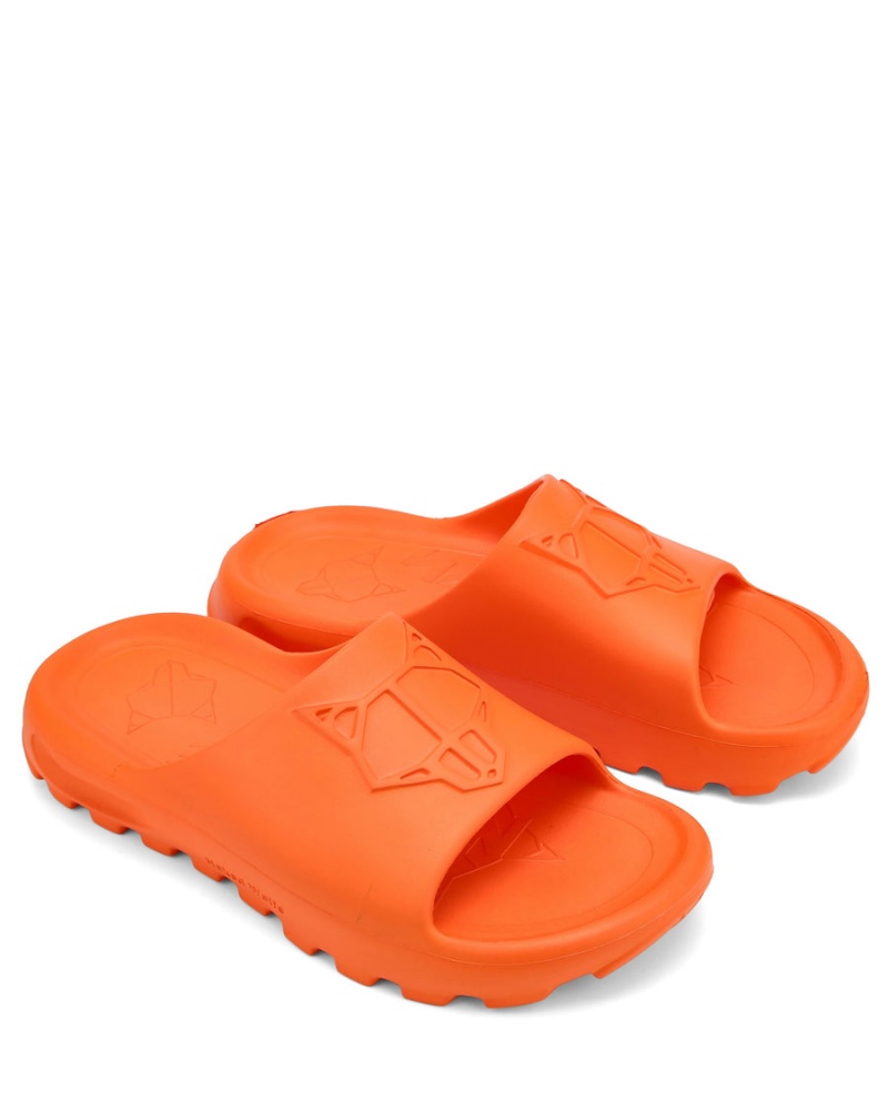 Orange Naked Wolfe Tommy Men's Slides | JOF717OT