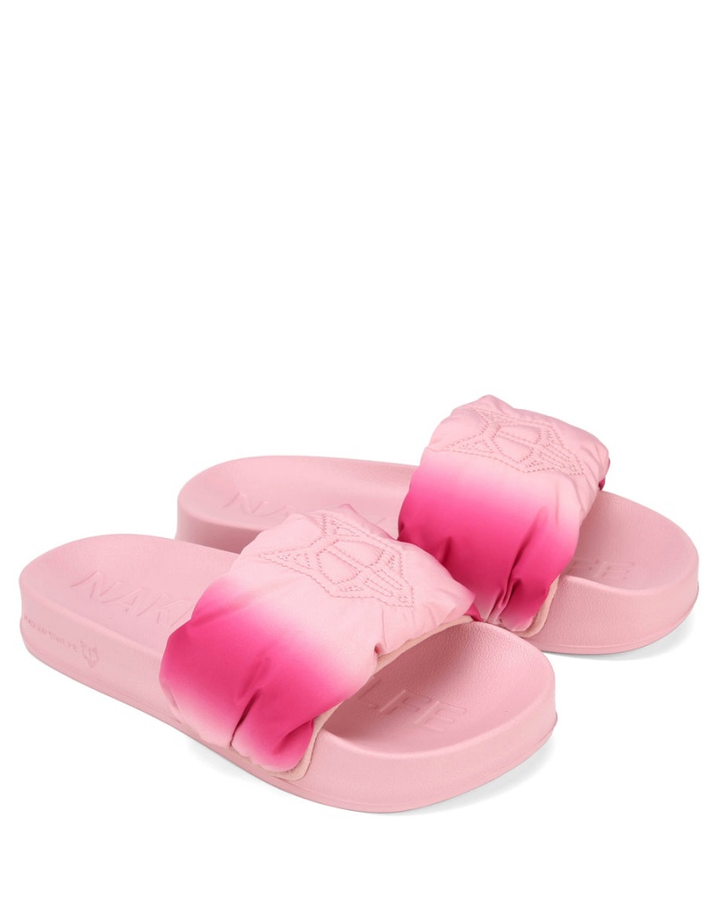 Pink White Naked Wolfe Coast Women's Sandals | XHH10097WD