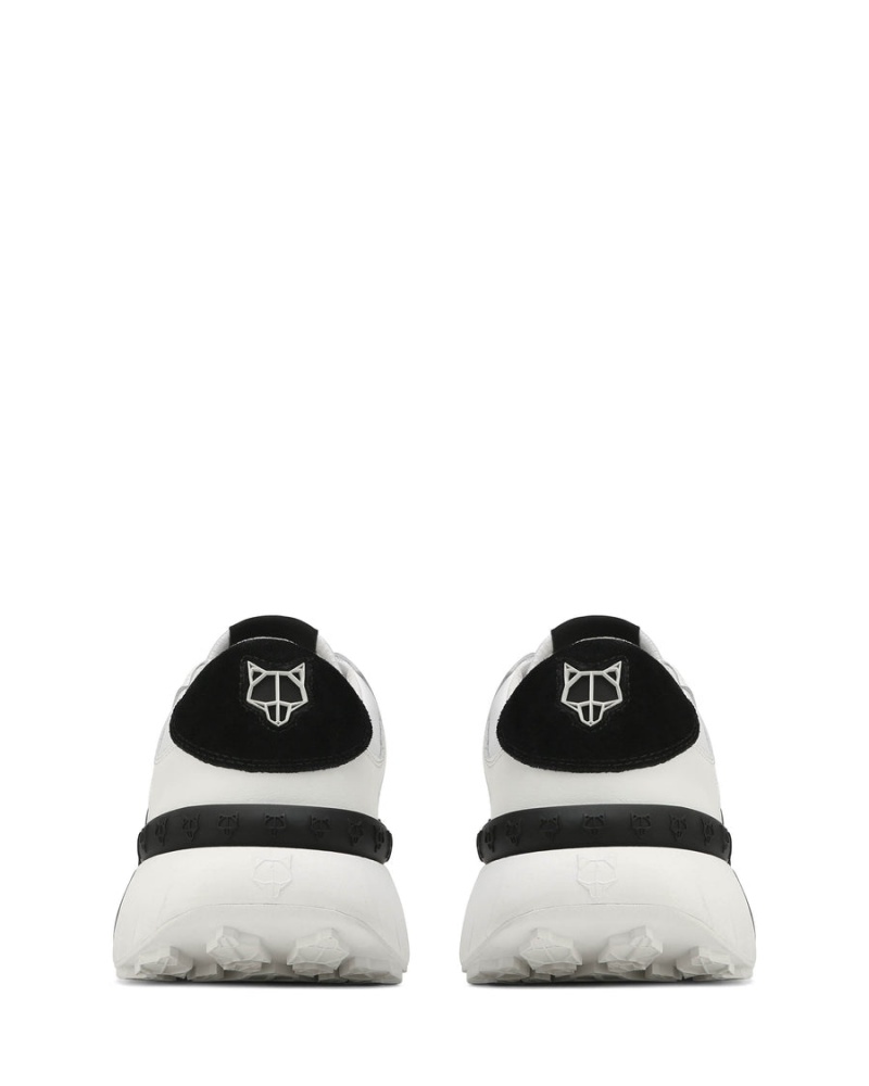 White Black Naked Wolfe Drought Men's Sneakers | OHT7844AU