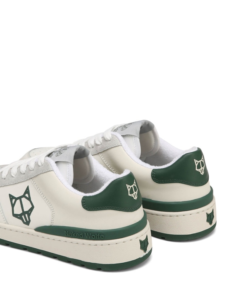 White Grey Green Naked Wolfe Ravenn Women's Sneakers | MEV1511FH