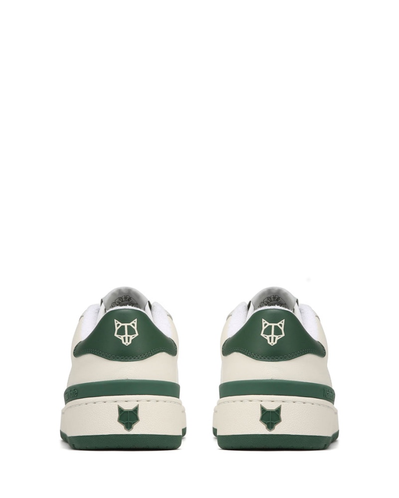 White Grey Green Naked Wolfe Ravenn Women's Sneakers | MEV1511FH