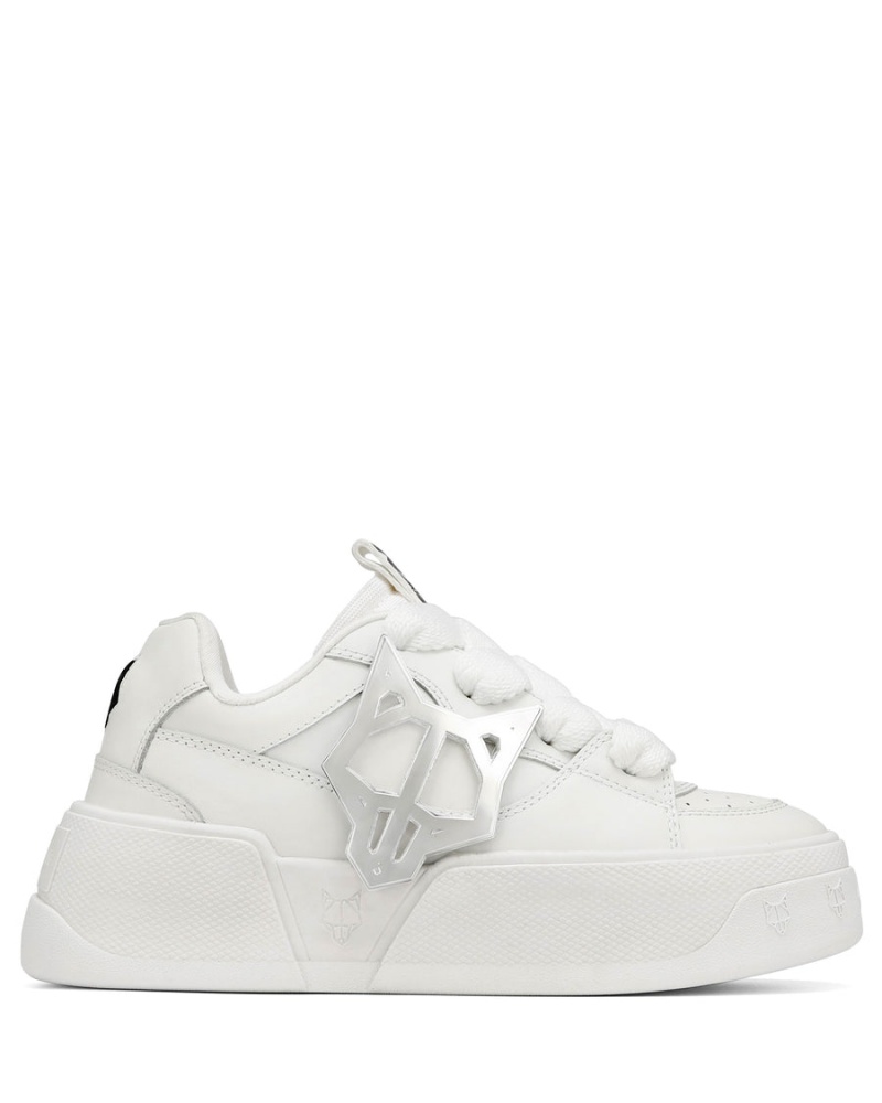 White Naked Wolfe City Women's Sneakers | GZK738AW