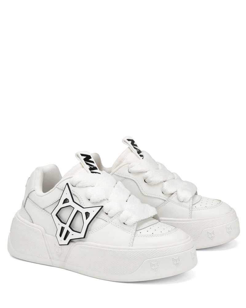 White Naked Wolfe City Women's Sneakers | GZK738AW