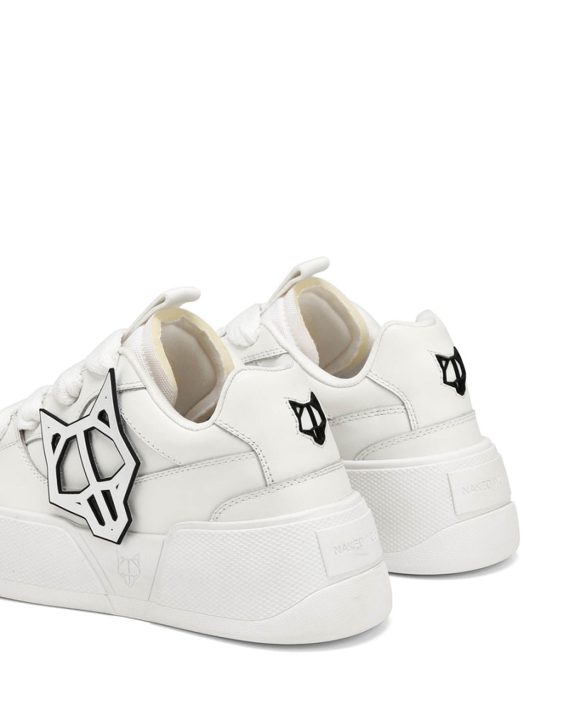 White Naked Wolfe City Women's Sneakers | GZK738AW