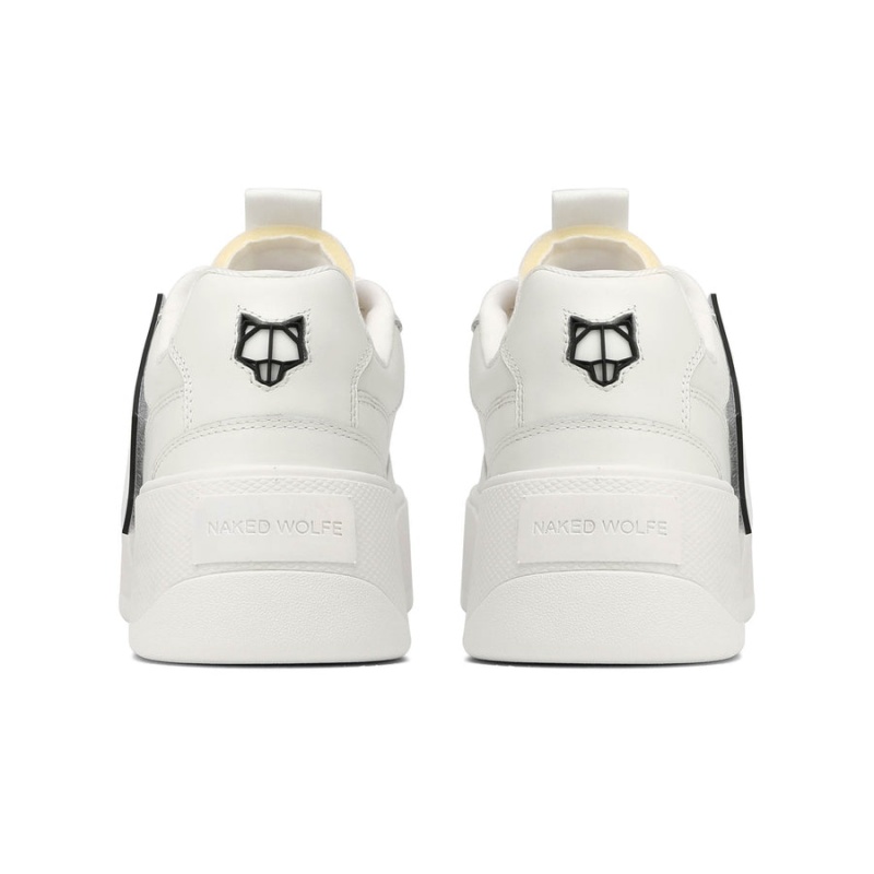 White Naked Wolfe City Women's Sneakers | GZK738AW