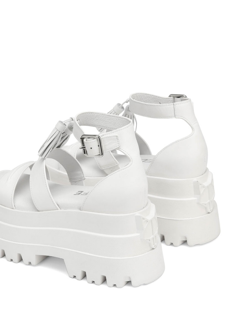 White Naked Wolfe Dare Women's Sandals | SHH4866FS