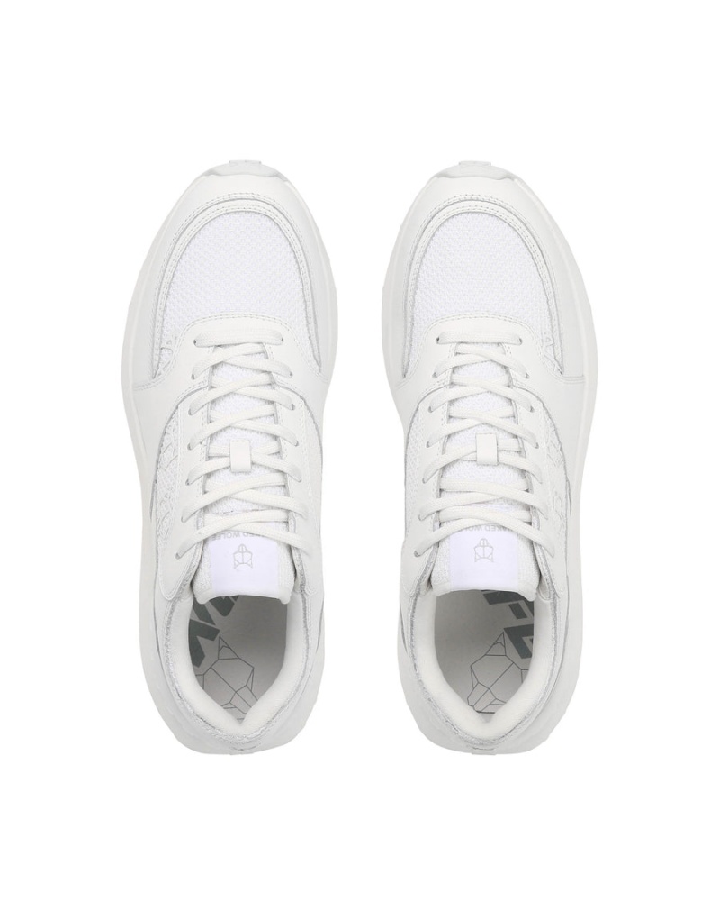 White Naked Wolfe Dart Men's Sneakers | RKE1612EN