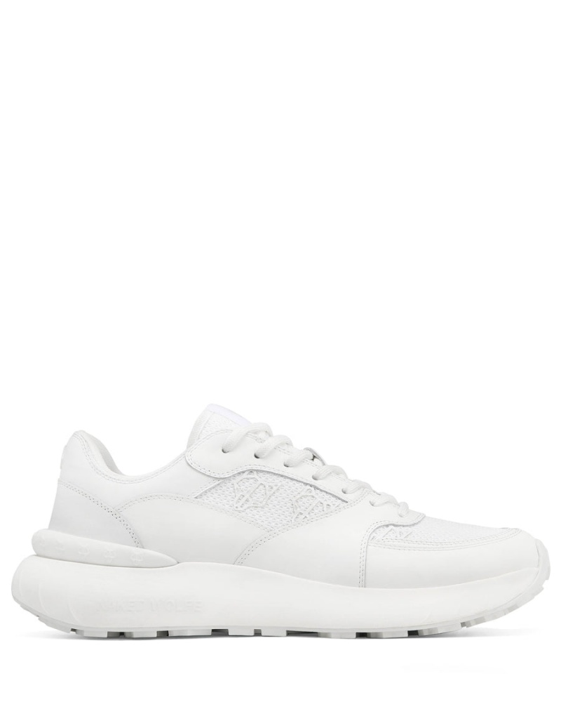 White Naked Wolfe Dart Men\'s Sneakers | RKE1612EN