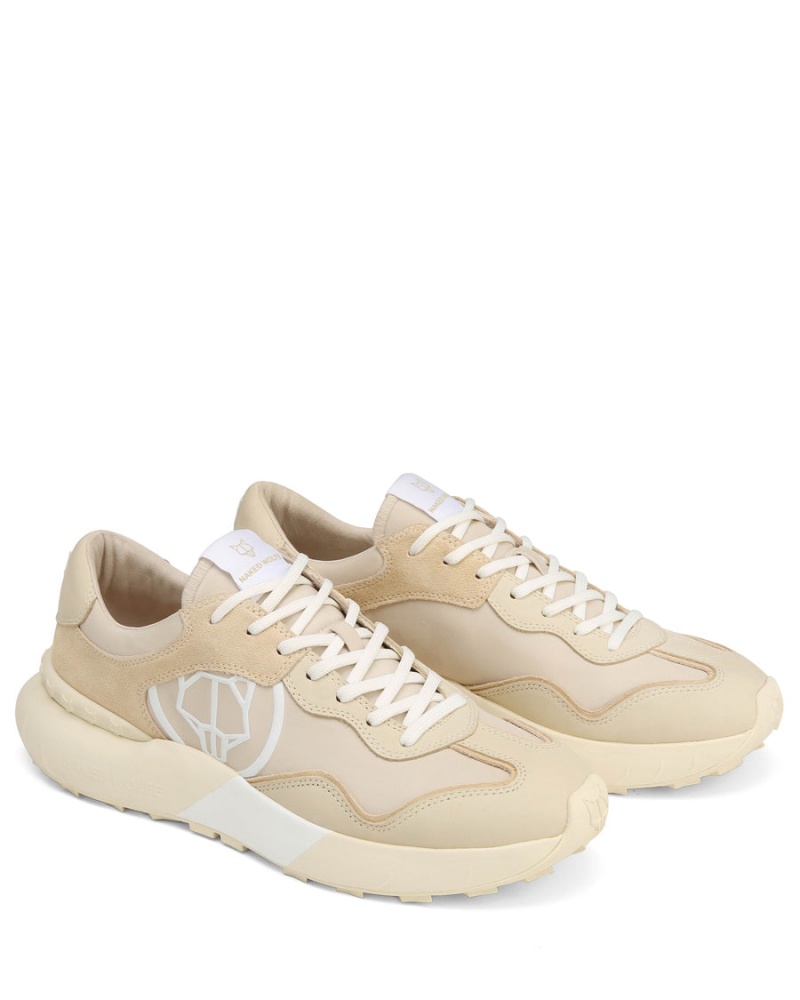 White Naked Wolfe Drought Men's Sneakers | CQV9794HG