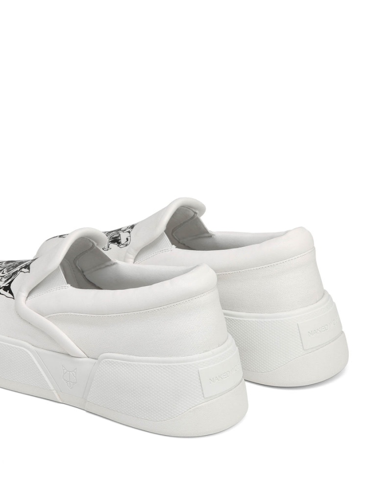 White Naked Wolfe Killer Men's Sneakers | TUK7339TT