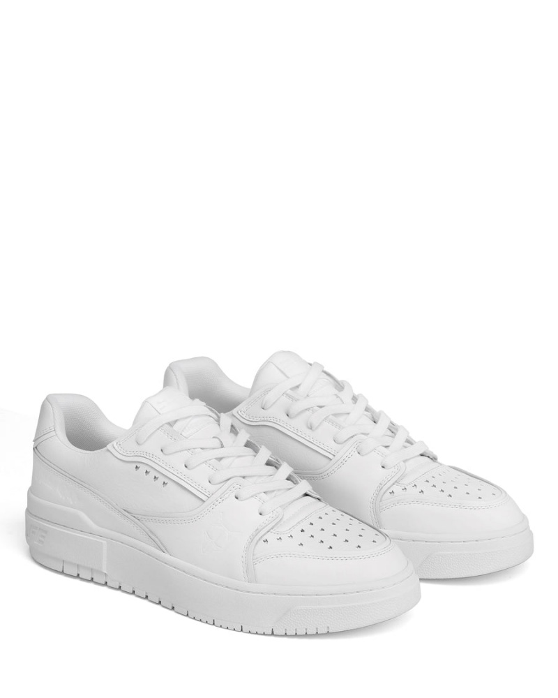 White Naked Wolfe NW-01 Leather Men's Sneakers | GWE8442NB